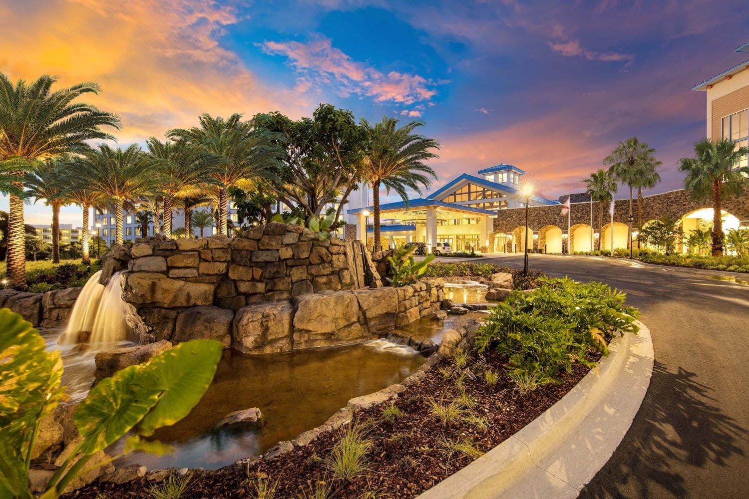 Sapphire Falls entrance - Universal Studios Hotels in Orlando 2025
