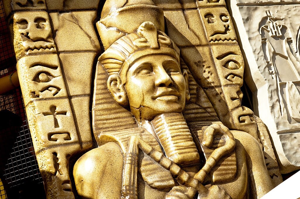 Entrance to Land of Adventure with ancient ruins theme at LEGOLAND Florida