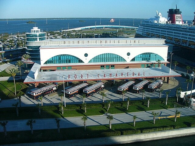 Hotels near Port Canaveral Florida with views of Disney Cruise Terminal