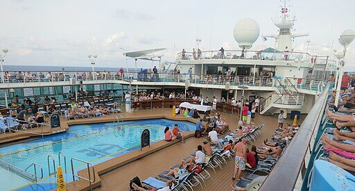 Royal Caribbean cruise ship at sea