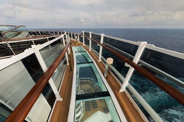 View from cruise ship bridge