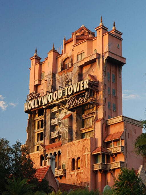 The Twilight Zone Tower of Terror at Disney's Hollywood Studios in Orlando, Florida