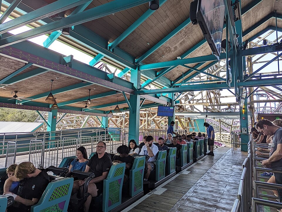 Iron Gwazi roller coaster at Busch Gardens Tampa Bay