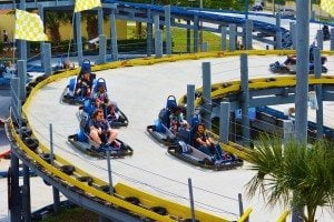 Quad Helix Yellow Track Fun Spot Orlando