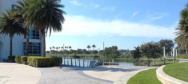 Cape Canaveral Exploration Tower near Port Canaveral cruise terminal