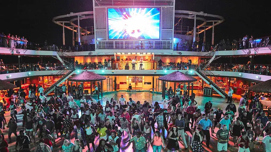 Carnival Glory cruise ship sailing from Port Canaveral