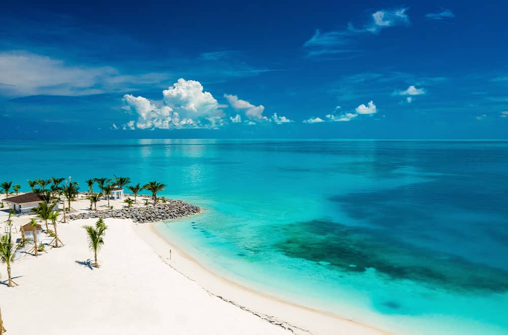 Ocean Cay MSC Marine Reserve beach and island scenery