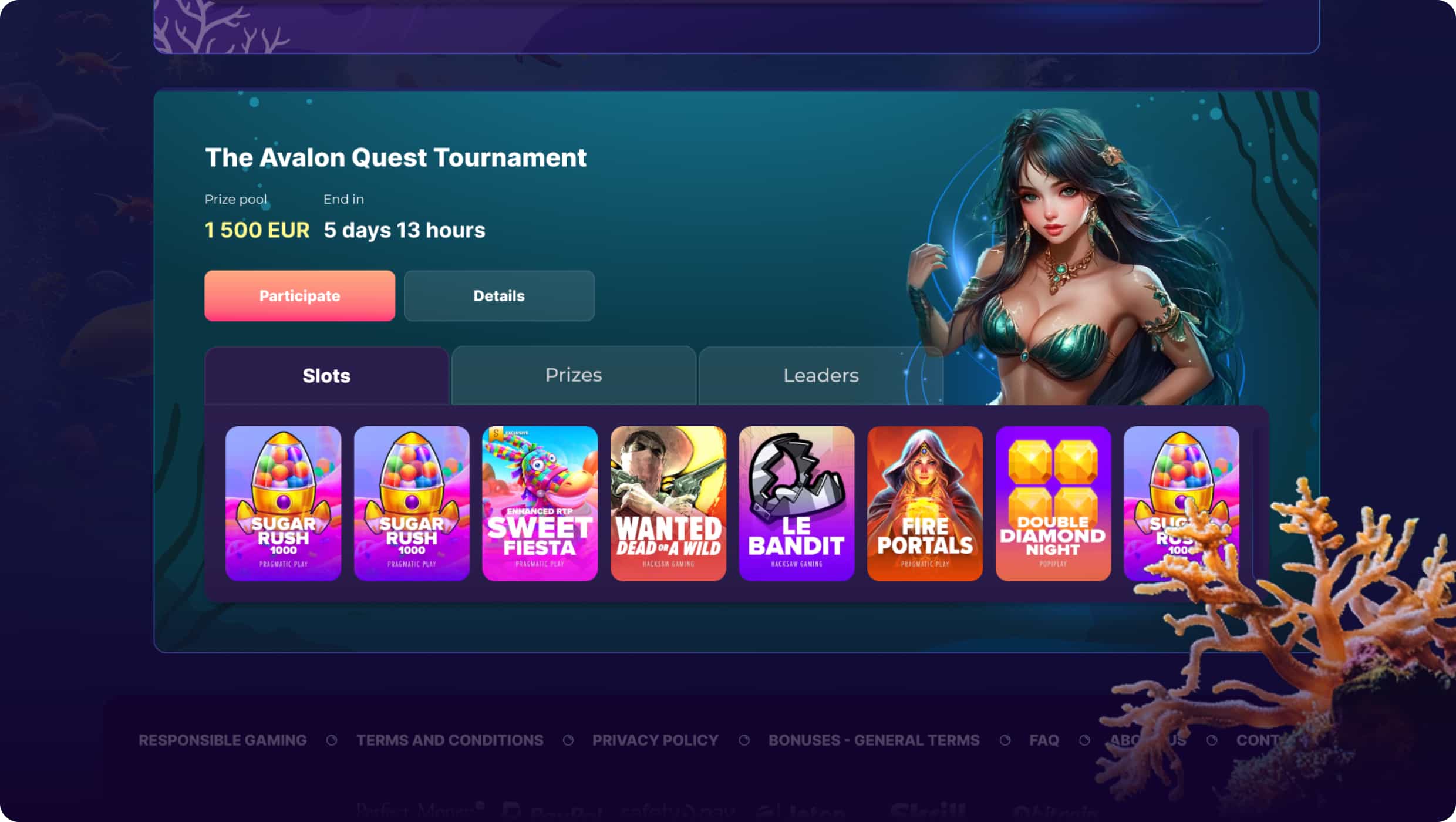 Triton Slots na spletu