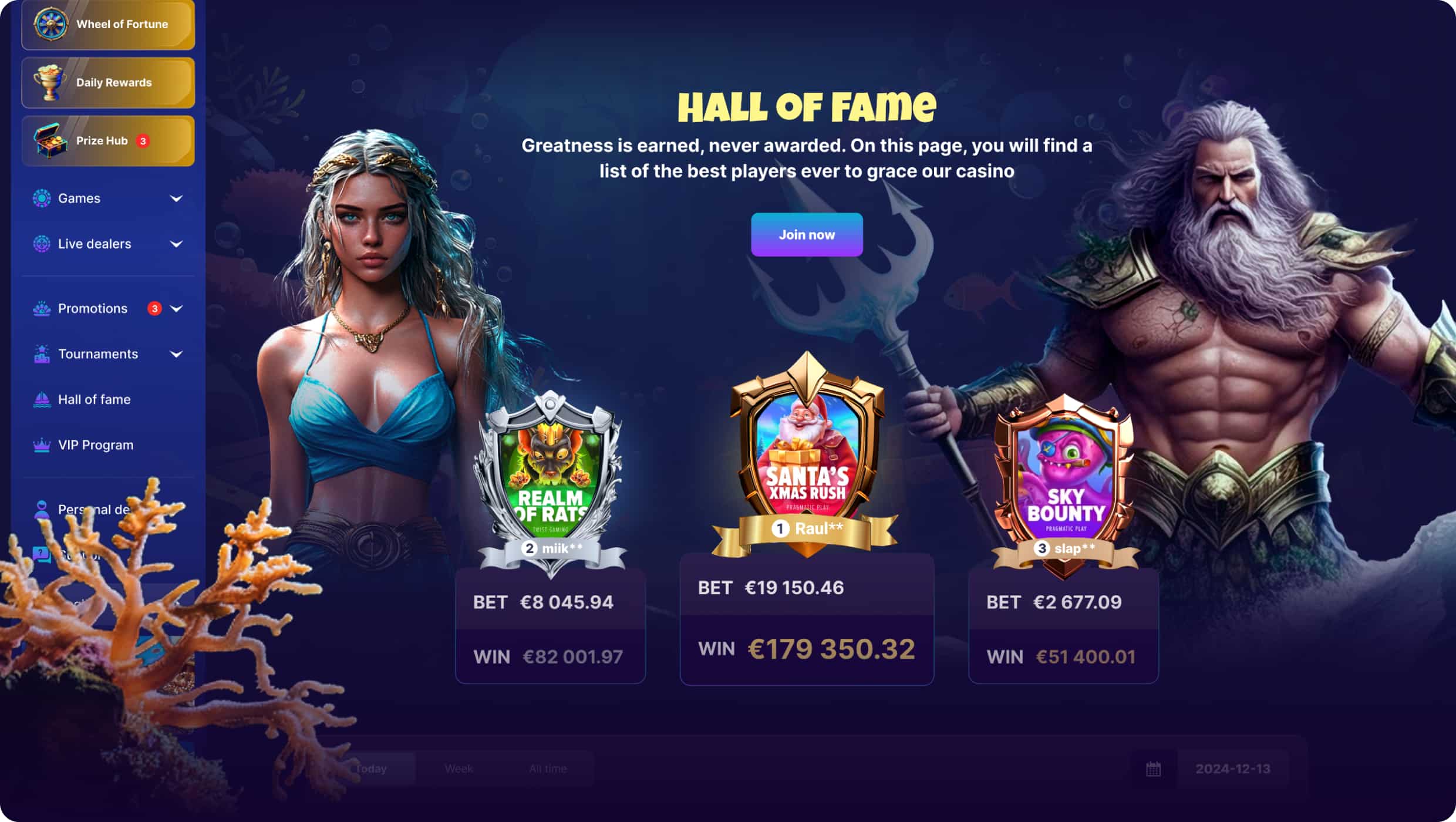 Triton Slots platforma igralnice