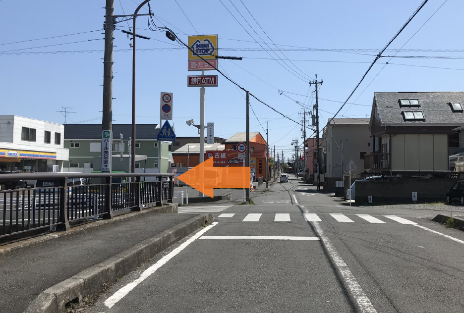国道１号線（静岡側から）2