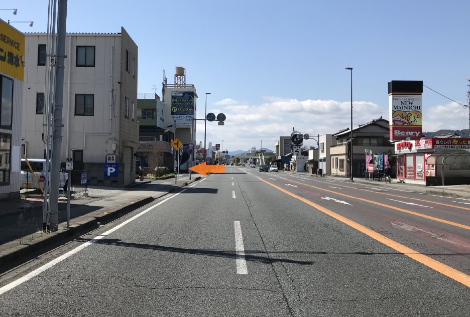 国道１号線（清水側から）1