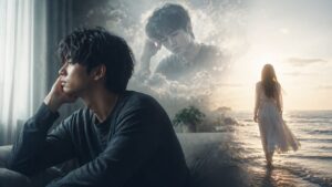 サイレント期間のツインレイ男性が無関心に映るイメージ