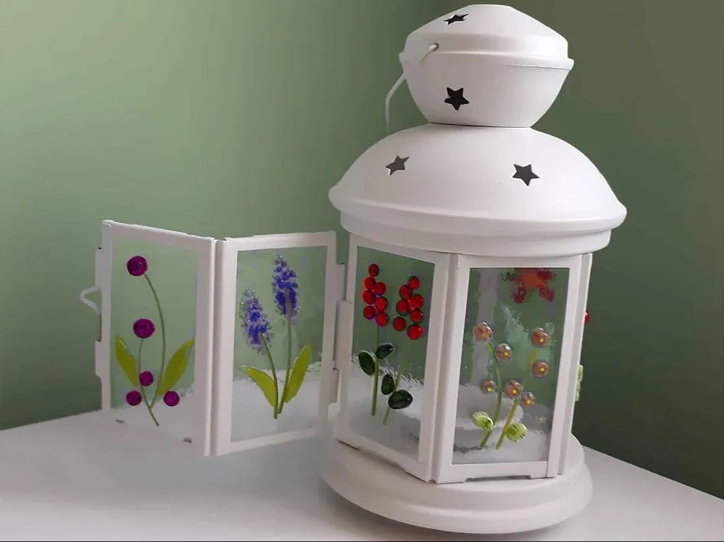 fused glass lantern workshop