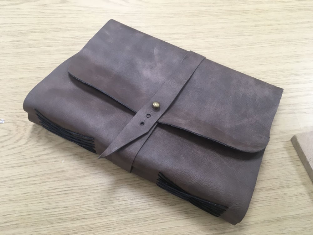 Medieval-style leather journal workshop
