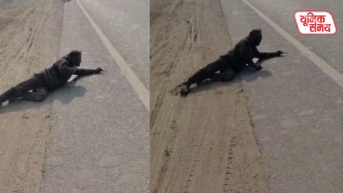 A horrific scene on the national highway