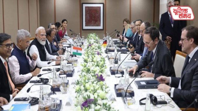 पीएम मोदी और चांसलर फ्रेडरिक मर्ज