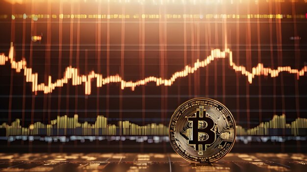 Crypto market chart and trading data