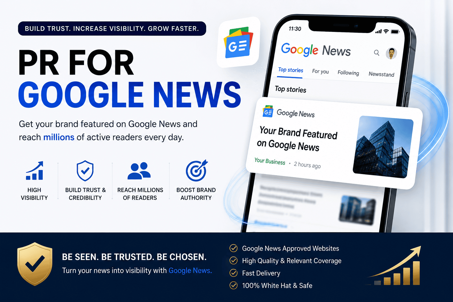 Newsroom and media team — PR for Google News