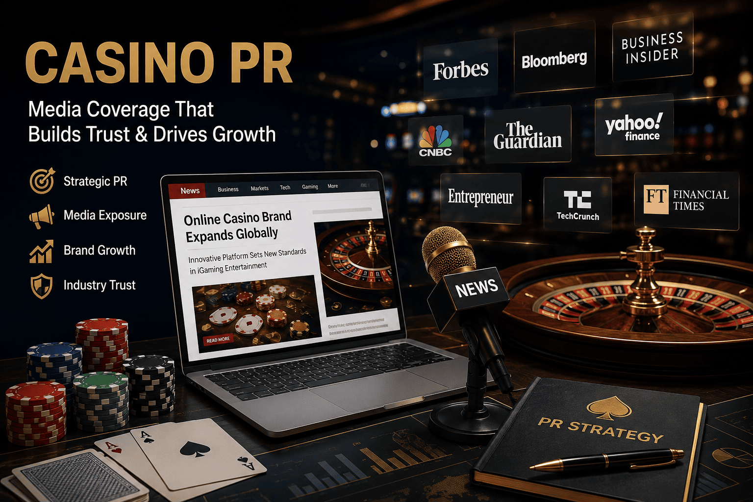 Casino and iGaming PR agency UK — media coverage for gambling and gaming brands