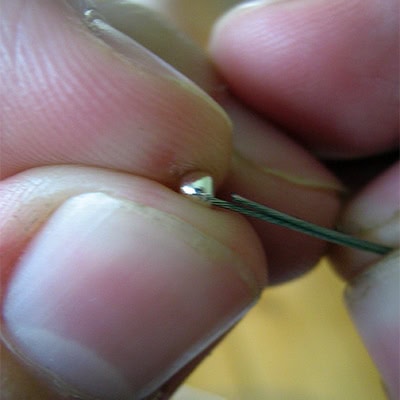thread crimp onto wire