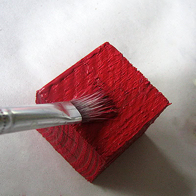 painted block finished
