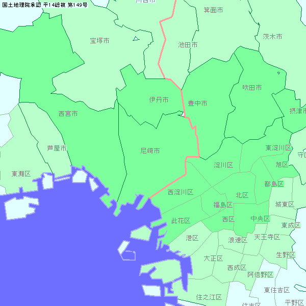 出張買取り地域地図