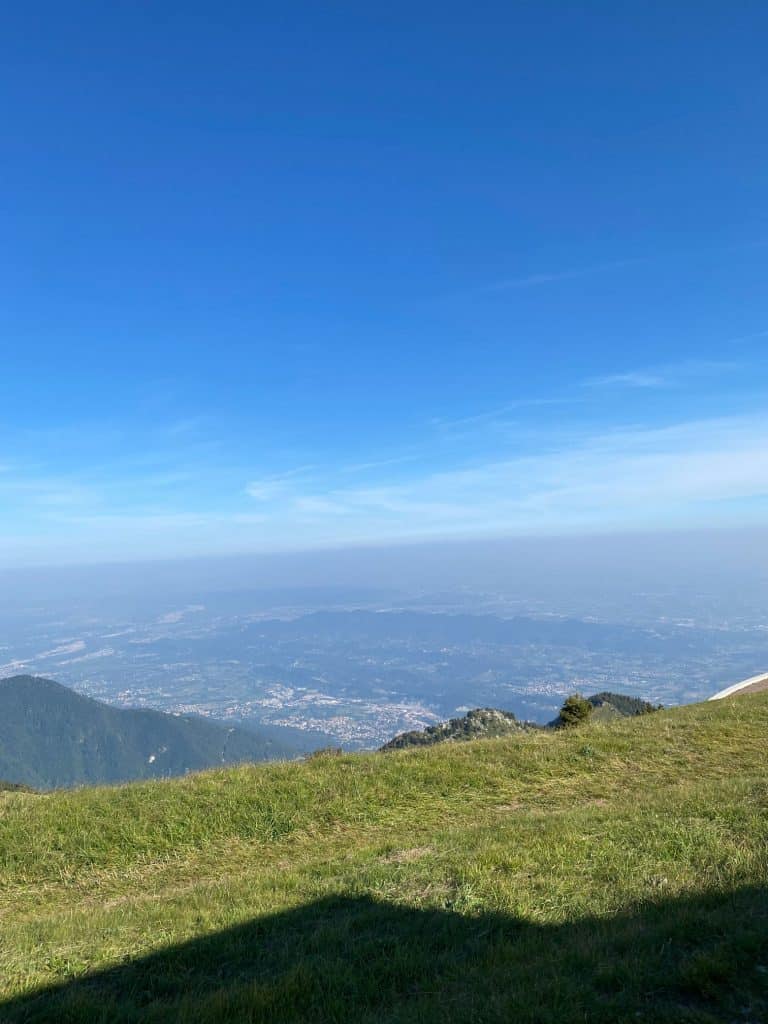 vista panoramica del Sacrario militar de Monte Grappa