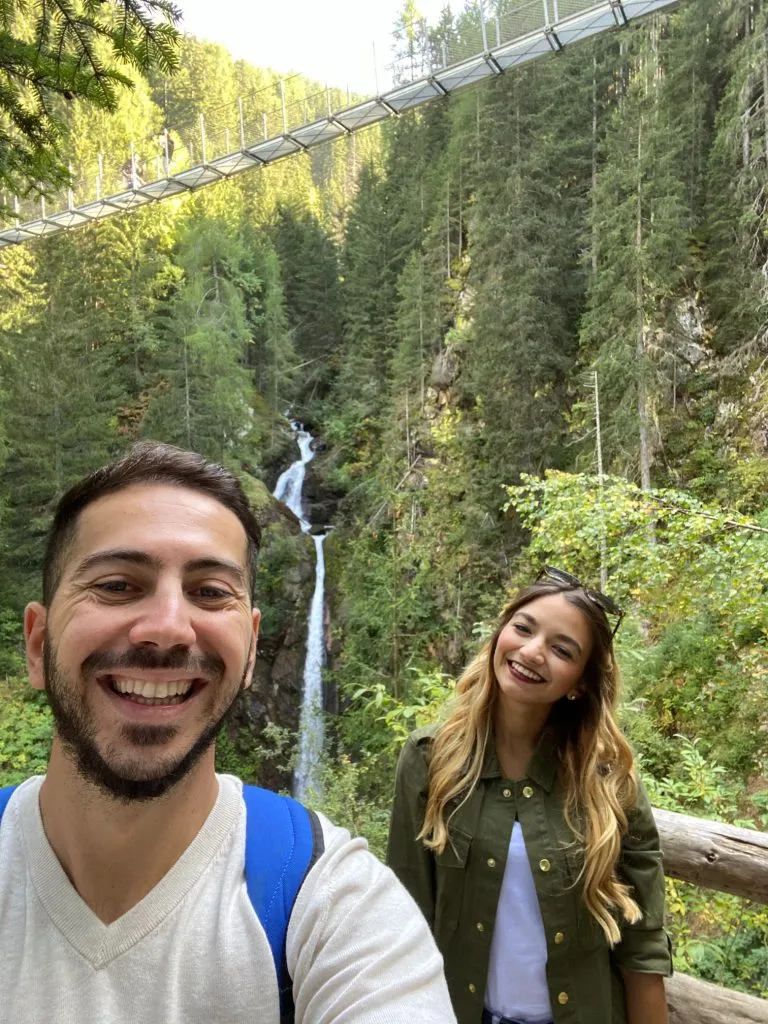 Viaggiandopercaso al Ponte Tibetano della cascata Ragaiolo