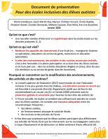 Page type du Guide Présentation pour des écoles inclusives