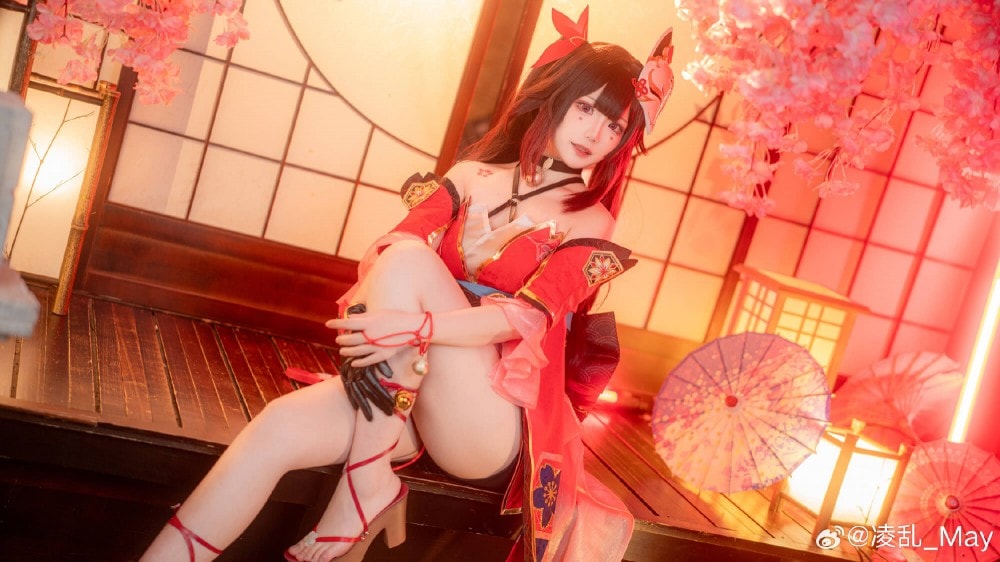 COSPLAY 不要发愣嘛~亲爱的，你要找的花火在~这~里~哦~ 崩坏：星穹铁道 花火@凌乱_May