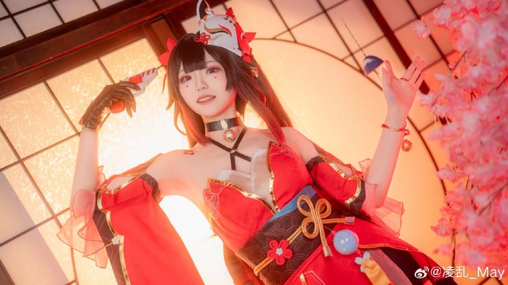 COSPLAY 不要发愣嘛~亲爱的，你要找的花火在~这~里~哦~ 崩坏：星穹铁道 花火@凌乱_May