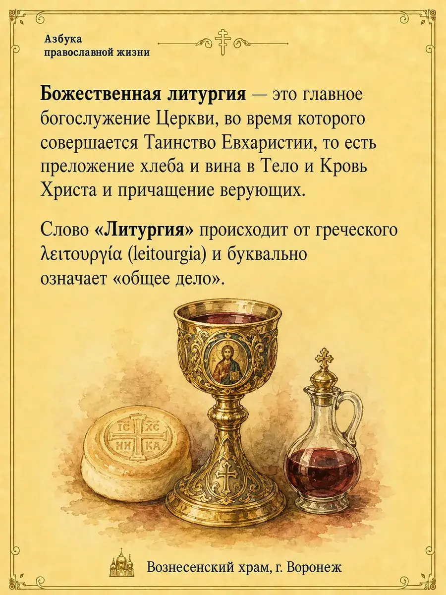 Что такое Божественная литургия