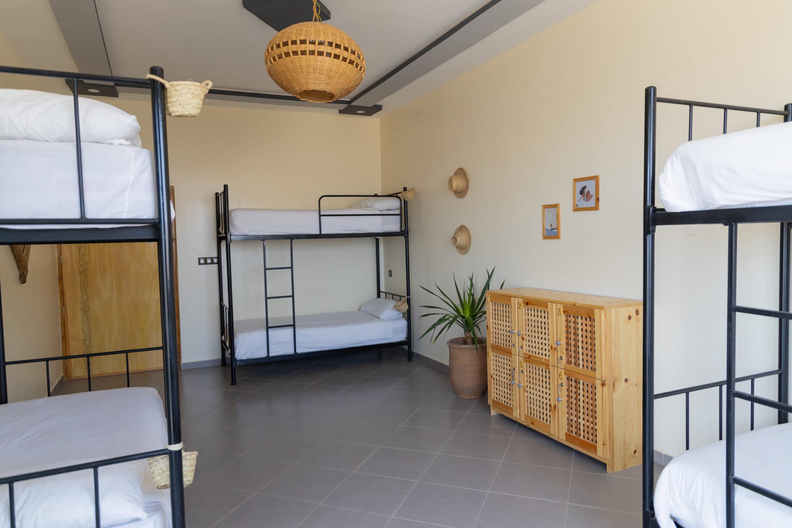 Dorm hotel Morocco surf yoga camp
