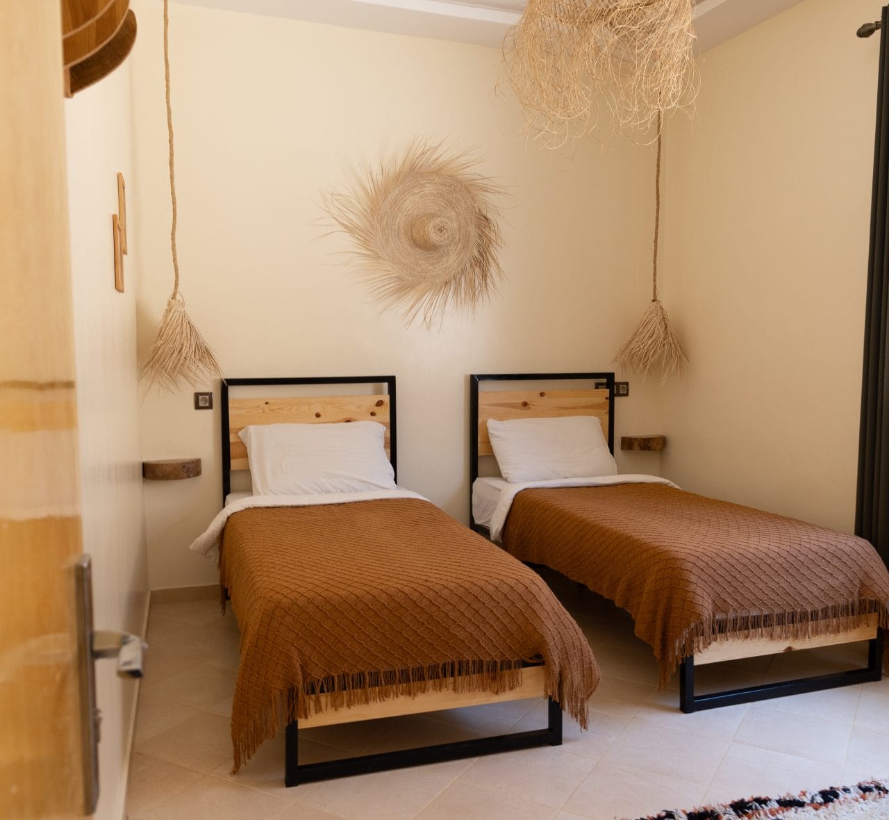 Room hostel surf camp morocco