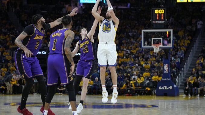 nba-playoffs-thompson-scores-30-warriors-adjust-to-beat-lakers-127-100.jpg NBA Playoffs: Thompson scores 30, Warriors adjust to beat Lakers 127-100