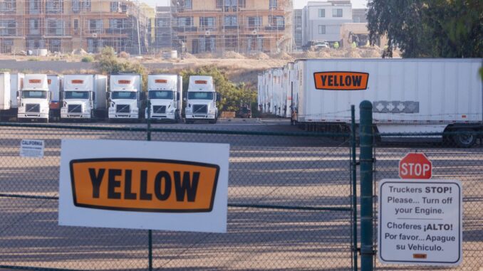 Apollo Global pulls out of Yellow’s bankruptcy financing plan