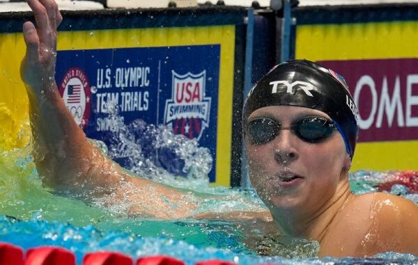 Ledecky makes fourth Olympics; Walsh sets WR