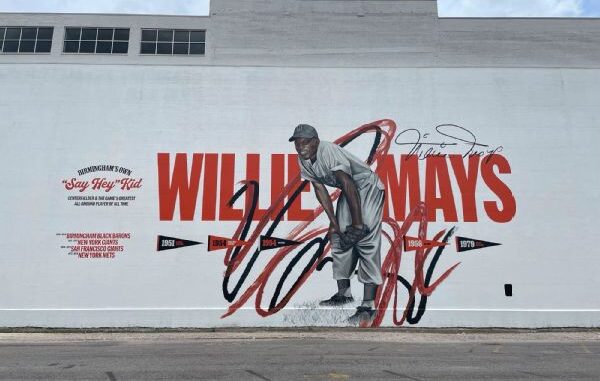 Mays mural in Alabama among nationwide tributes