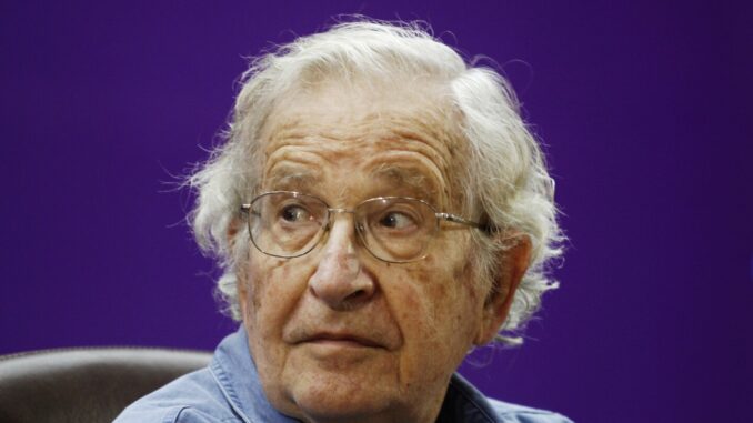 Noam Chomsky’s wife says reports of his death are false
