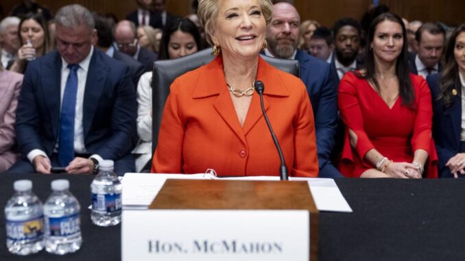 senate-confirms-mcmahon-to-lead-education-department-as-trump-pushes-to-shut-it-down.jpg Senate confirms McMahon to lead Education Department as Trump pushes to shut it down
