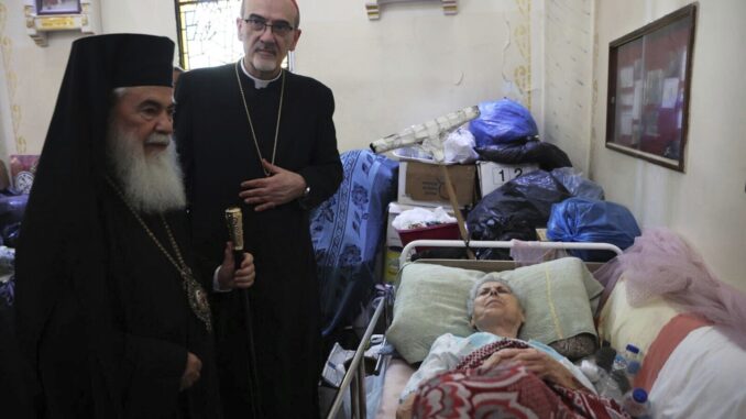 Christian patriarchs make rare visit to Gaza after deadly Israeli strike on church…