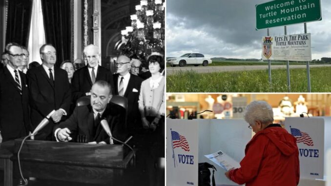 voting-rights-protected-by-the-historic-voting-rights-act-threatened-as-law-has-its-60th-a6895b0de68788.jpg Voting rights protected by the historic Voting Rights Act threatened as law has its 60th anniversary