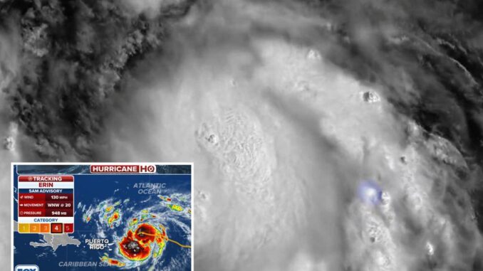 Hurricane Erin turns into Category 4 storm, Caribbean islands on alert