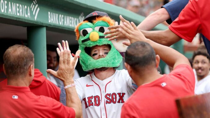 Fictitious ending? Story fly hits glove, pole for HR