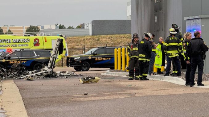 2 dead after small plane crashes, bursts into flames just after takeoff near Denver