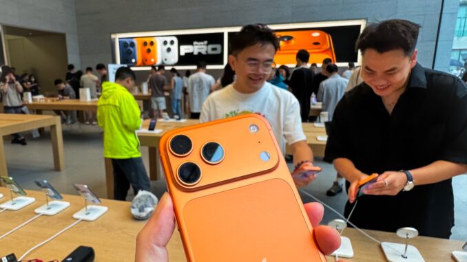 iPhone 17 goes on sale globally as Apple faces China rivals and AI doubts