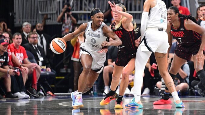 How the Aces beat the Fever to move one win away from the WNBA Finals