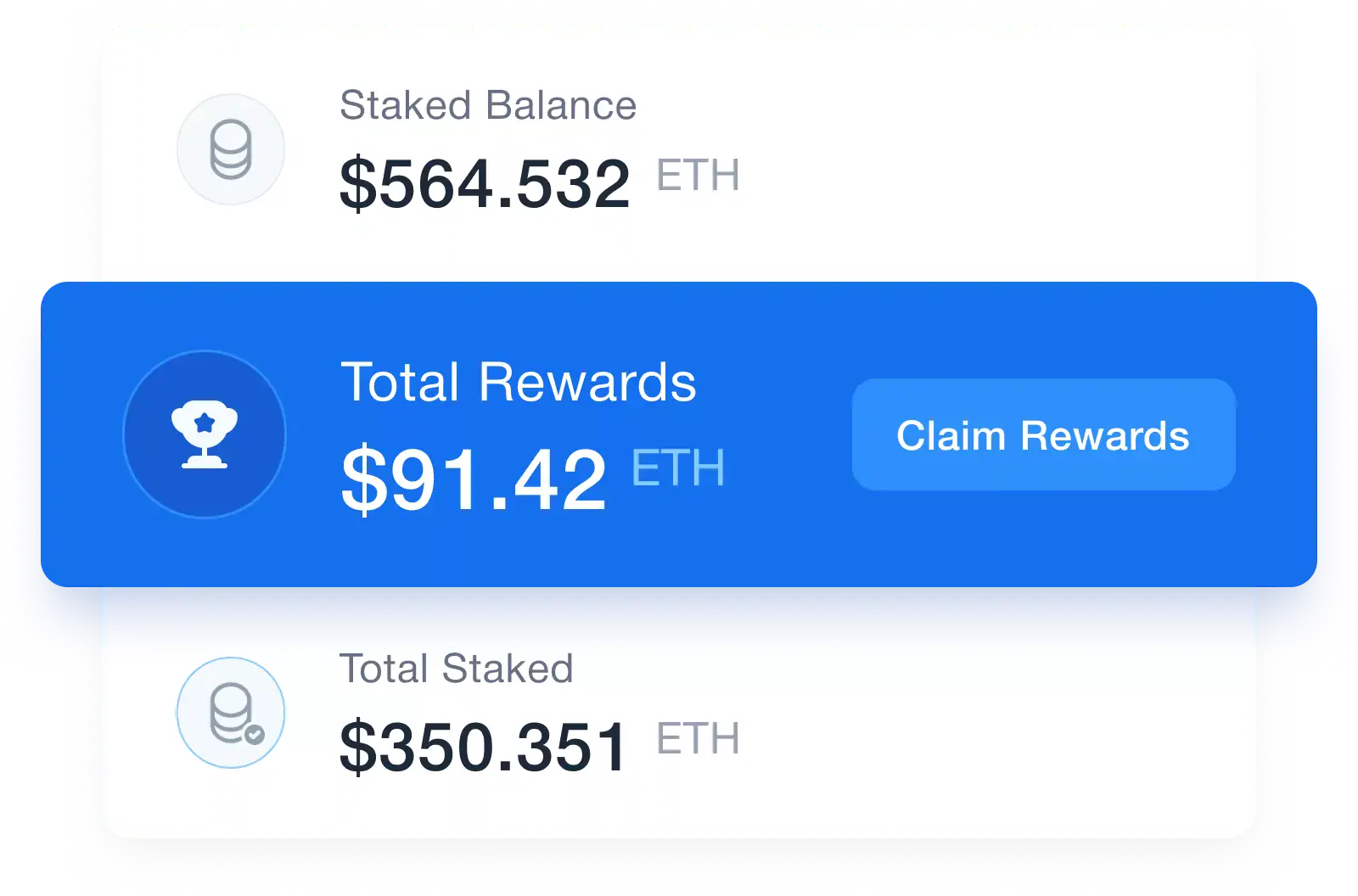 Flexible Transparent Staking