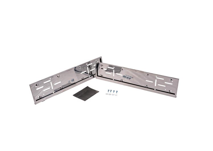 Okvir registarskog broja inox ravni