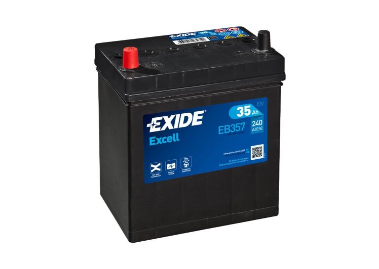 Akumulator EXIDE 35Ah L+ asia eb357 187x127x220 (240A)